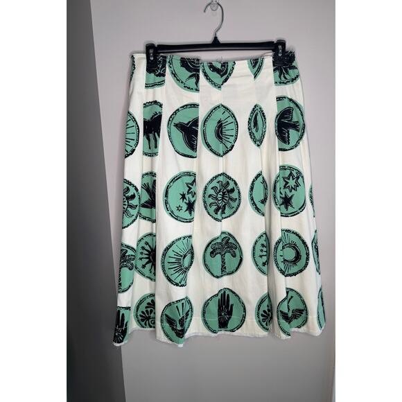 Zara  Printed Box Pleat Skirt - Picture 3 of 8